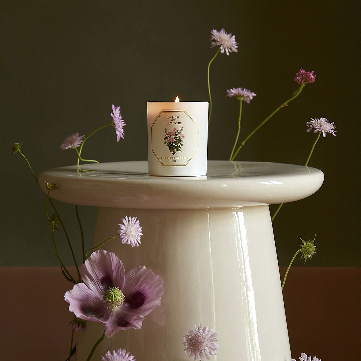 La Rose aime la Menthe Candle