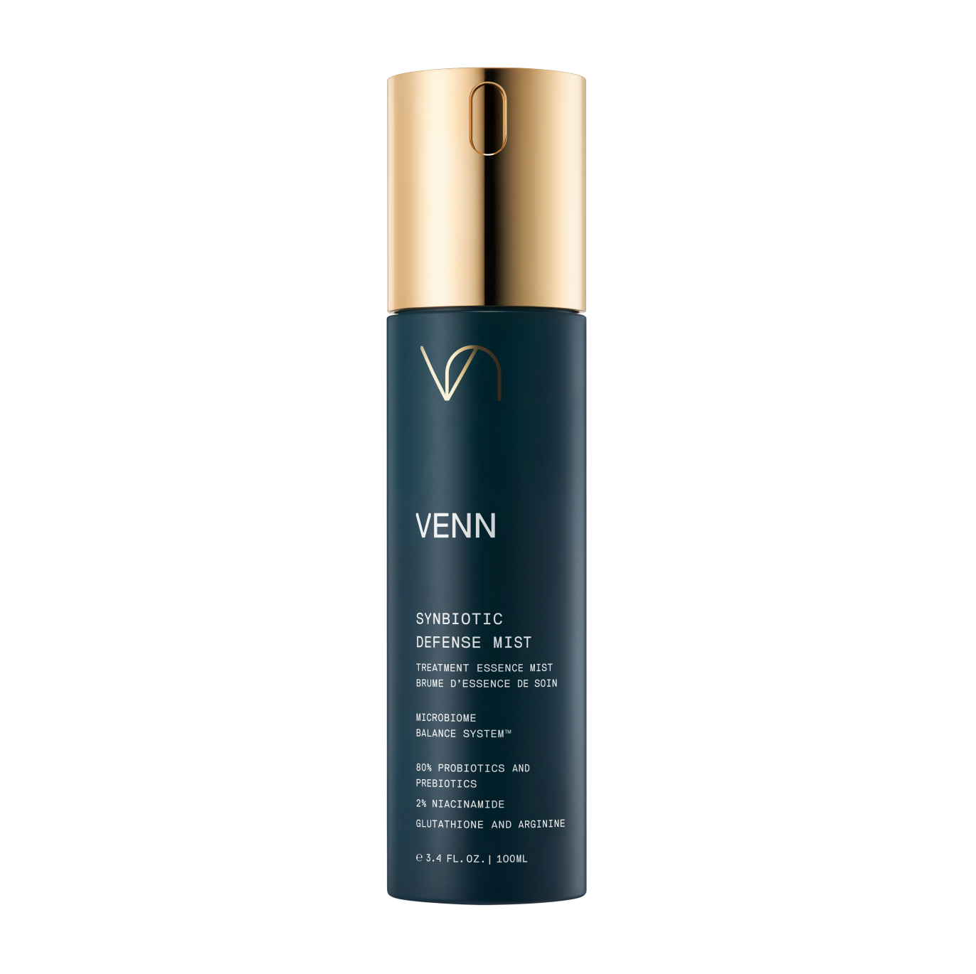 Microbiome-balancing mist with probiotics and niacinamide.